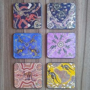 NEW 6 Pieces Souvenir Australian Coasters